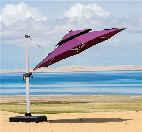 户外遮阳伞定制美国布Sunbrella太阳伞沙滩太阳伞