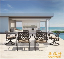 户外铸铝桌椅组合Hanamint