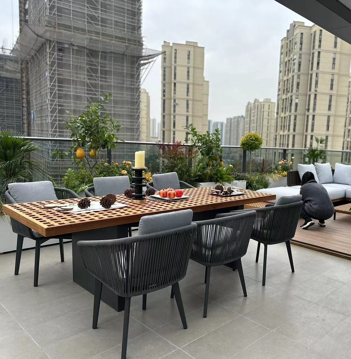 简约现代柚木桌椅 简约现代柚木桌椅